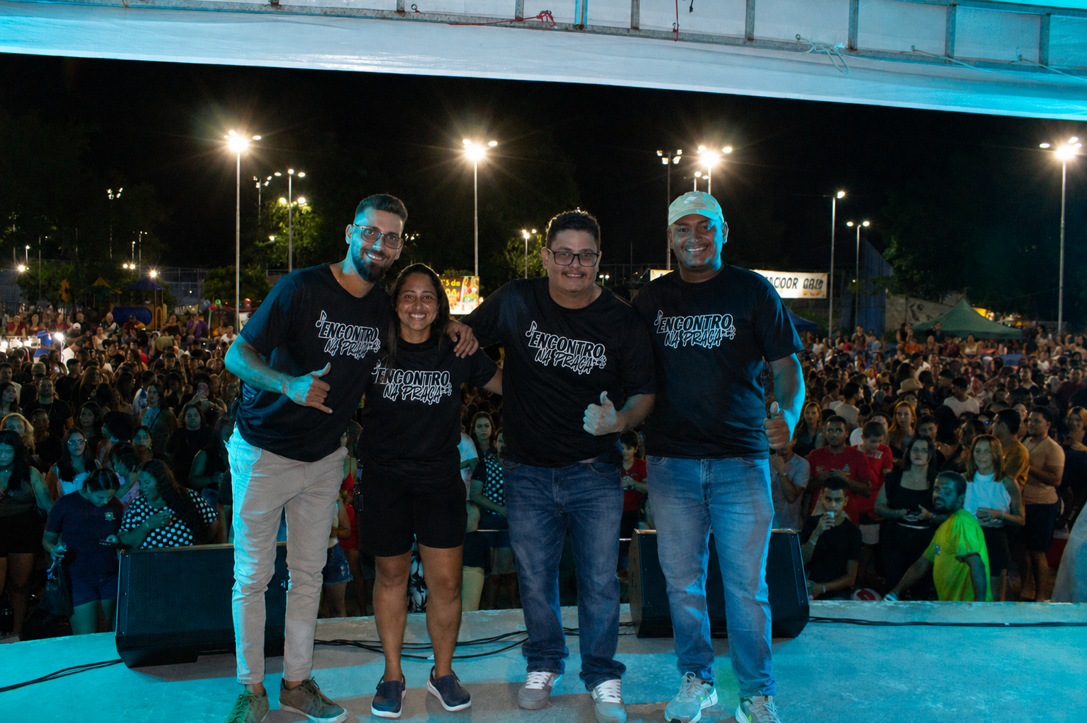 9ª edição do Encontro na Praça reúne cerca de 2.500 pessoas e marca noite histórica no Osman Loureiro