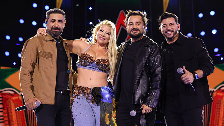 Com Joelma, Wesley Safadão e Natanzinho Lima, Raí Saia Rodada grava DVD 25 anos em Recife