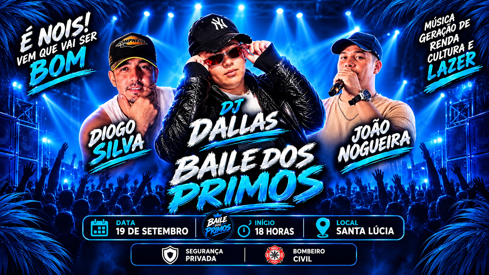 2ª edição do Baile dos Primos promete movimentar a Santa Lúcia