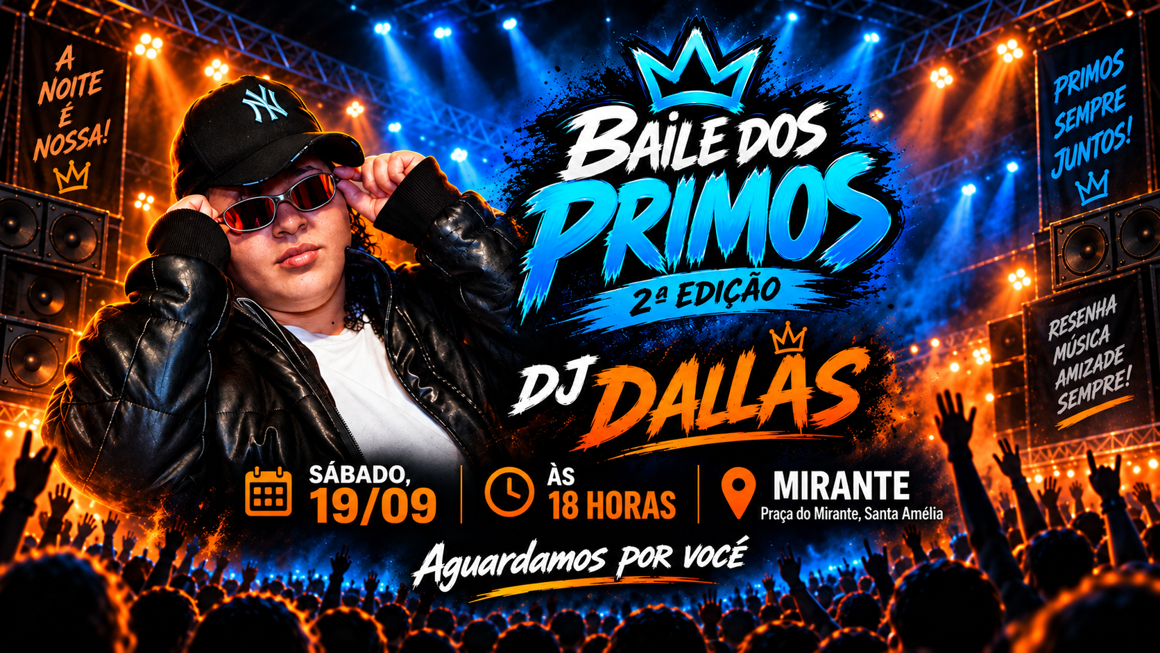 2ª edição do Baile dos Primos movimenta Santa Amélia no dia 19 de setembro