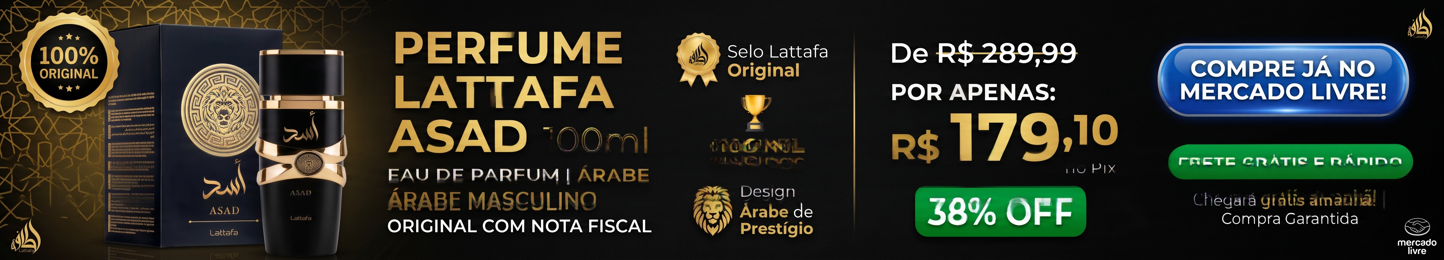 Perfume Lattafa Asad 100ml
