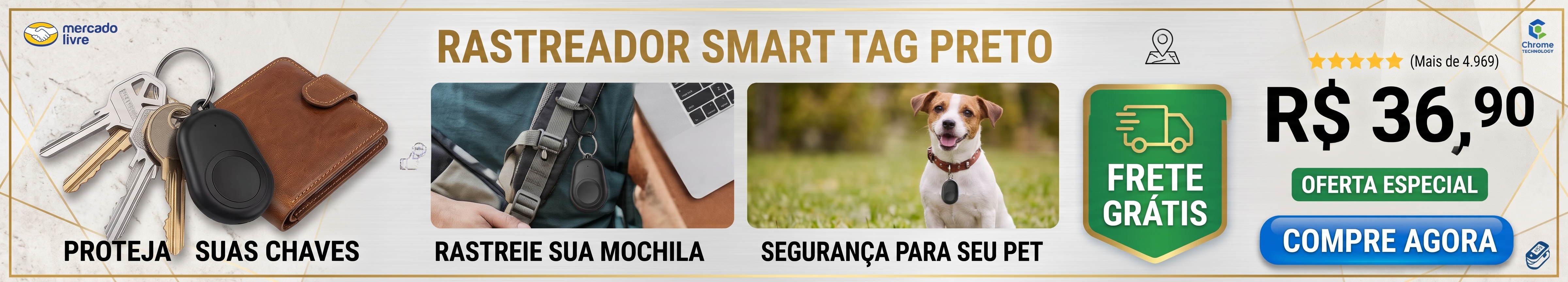 Mini Localizador Rastreador Smart Tag Gps