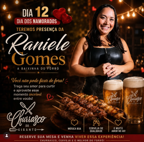 DIA DOS NAMORADOS NO CHURRASCO DO GIGANTE!