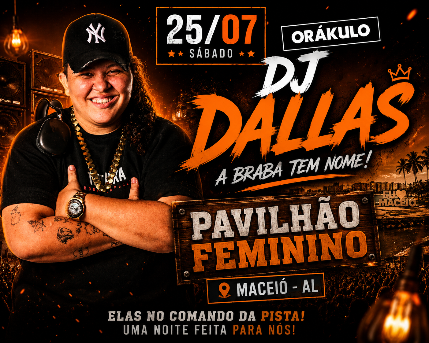 Pavilhão feminino - Orákulo Chopperia Luzuu